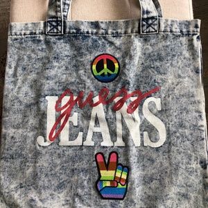 Acid Wash Guess Jeans Tote bag